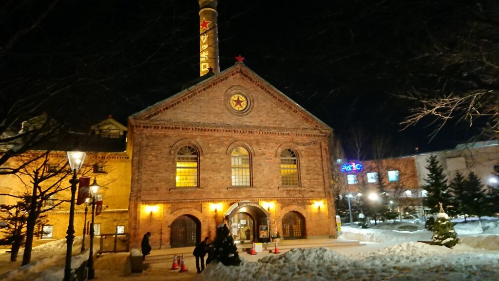 サッポロビール園の赤レンガの建物