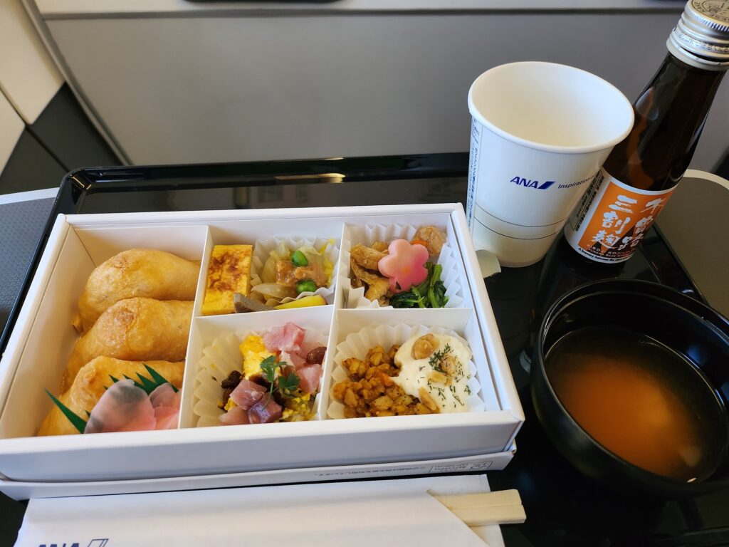 ANA プレミアムクラス 機内食