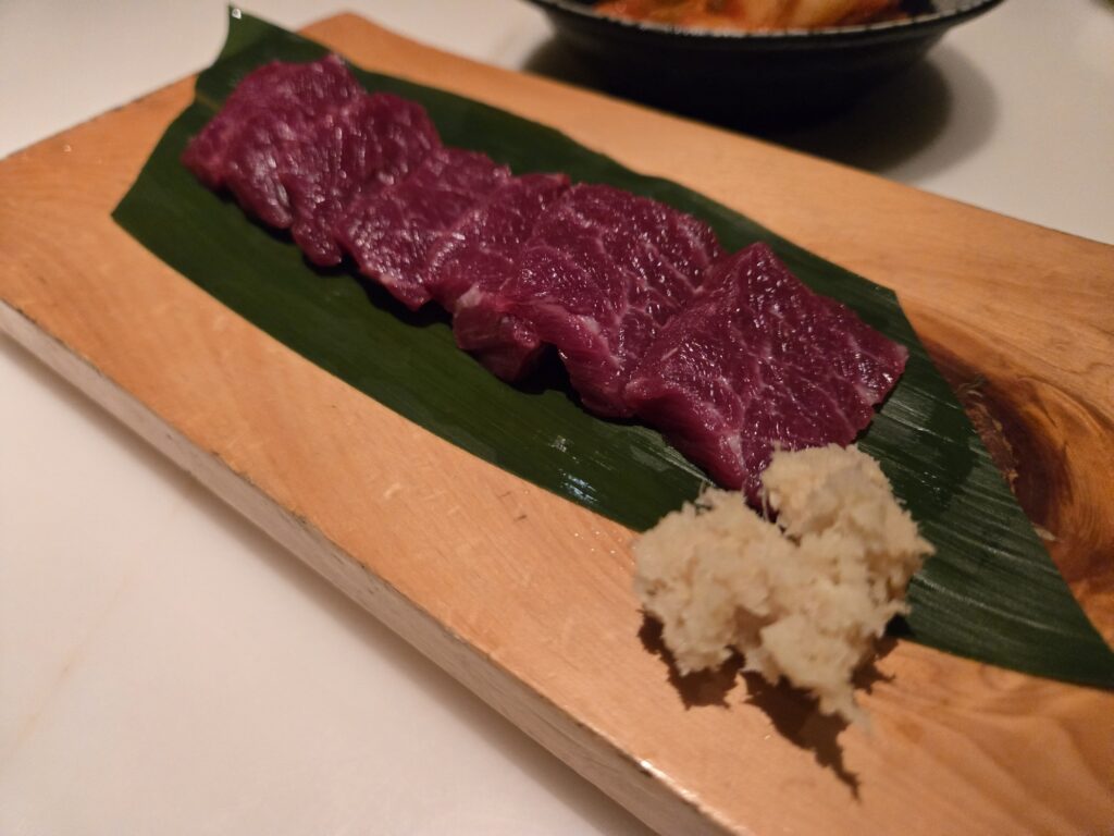 西麻布 吾空の「馬刺し 赤身」