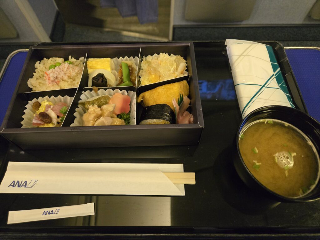 ANAプレミアムクラス（NH697）の食事