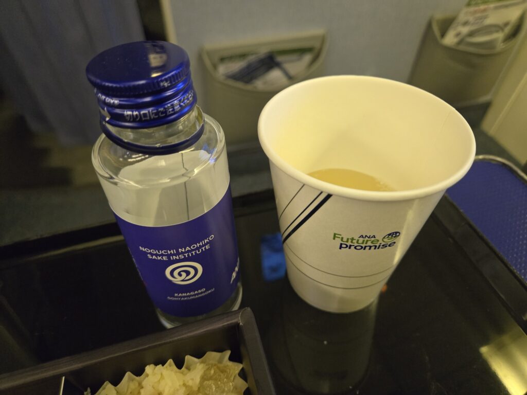 ANAプレミアムクラス（NH697）のお酒