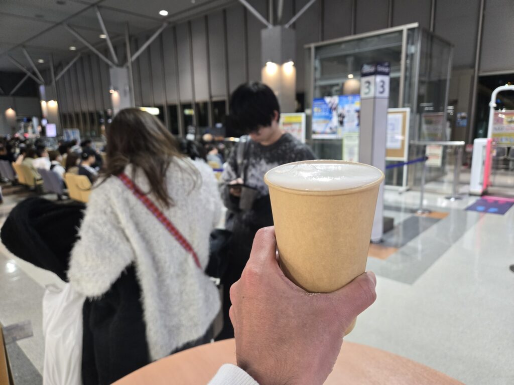 山口宇部空港（UBJ）の待合室