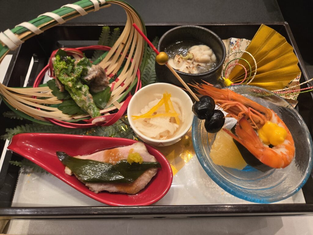 極みすき焼きコースの前菜