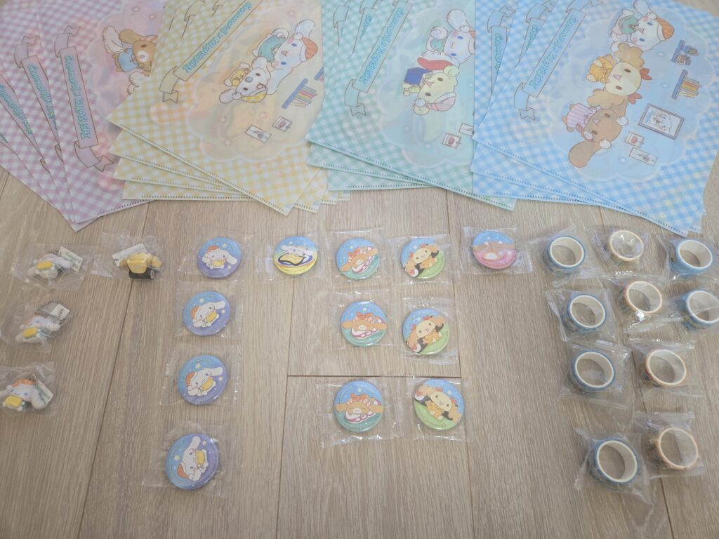 2026年1月9日(金)~のくら寿司*シナモンロールコラボキャンペーンの戦利品