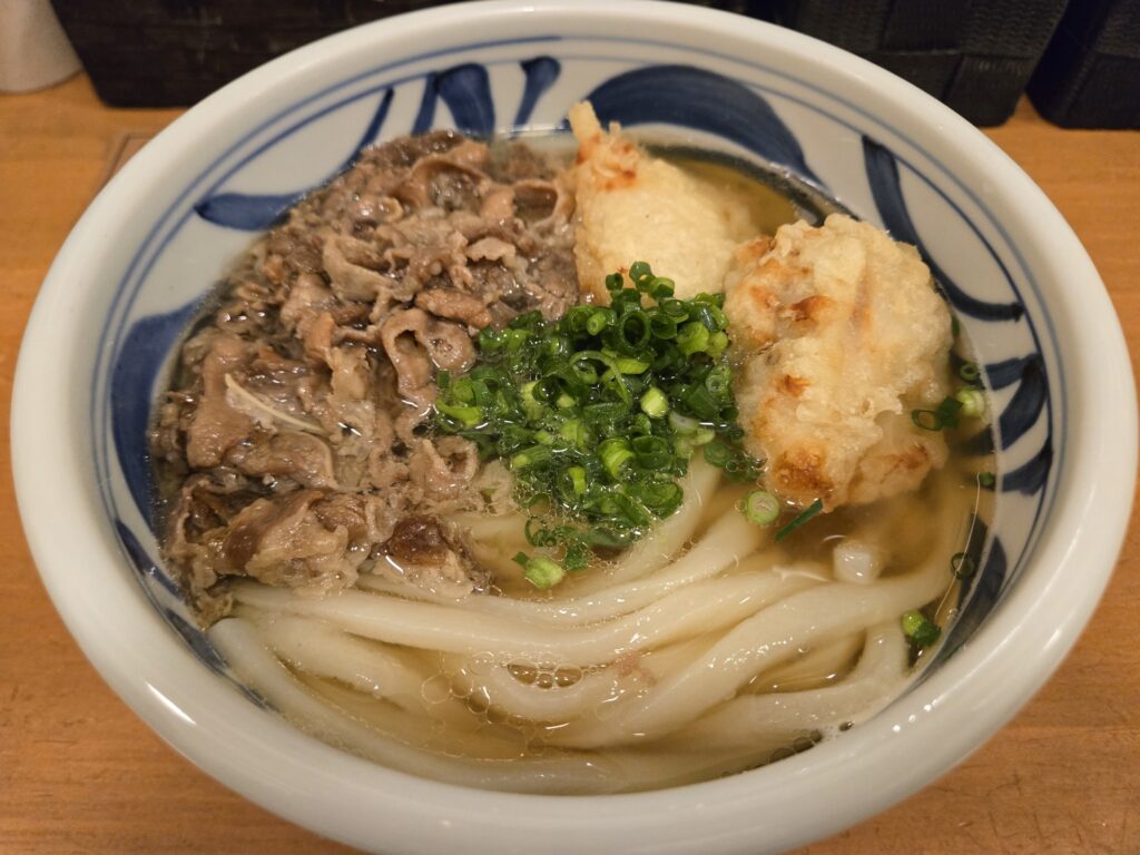「肉うどん」