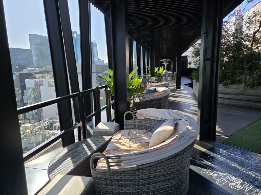 「The Mint Ginza（ザ ミント ギンザ）」のカップルシート