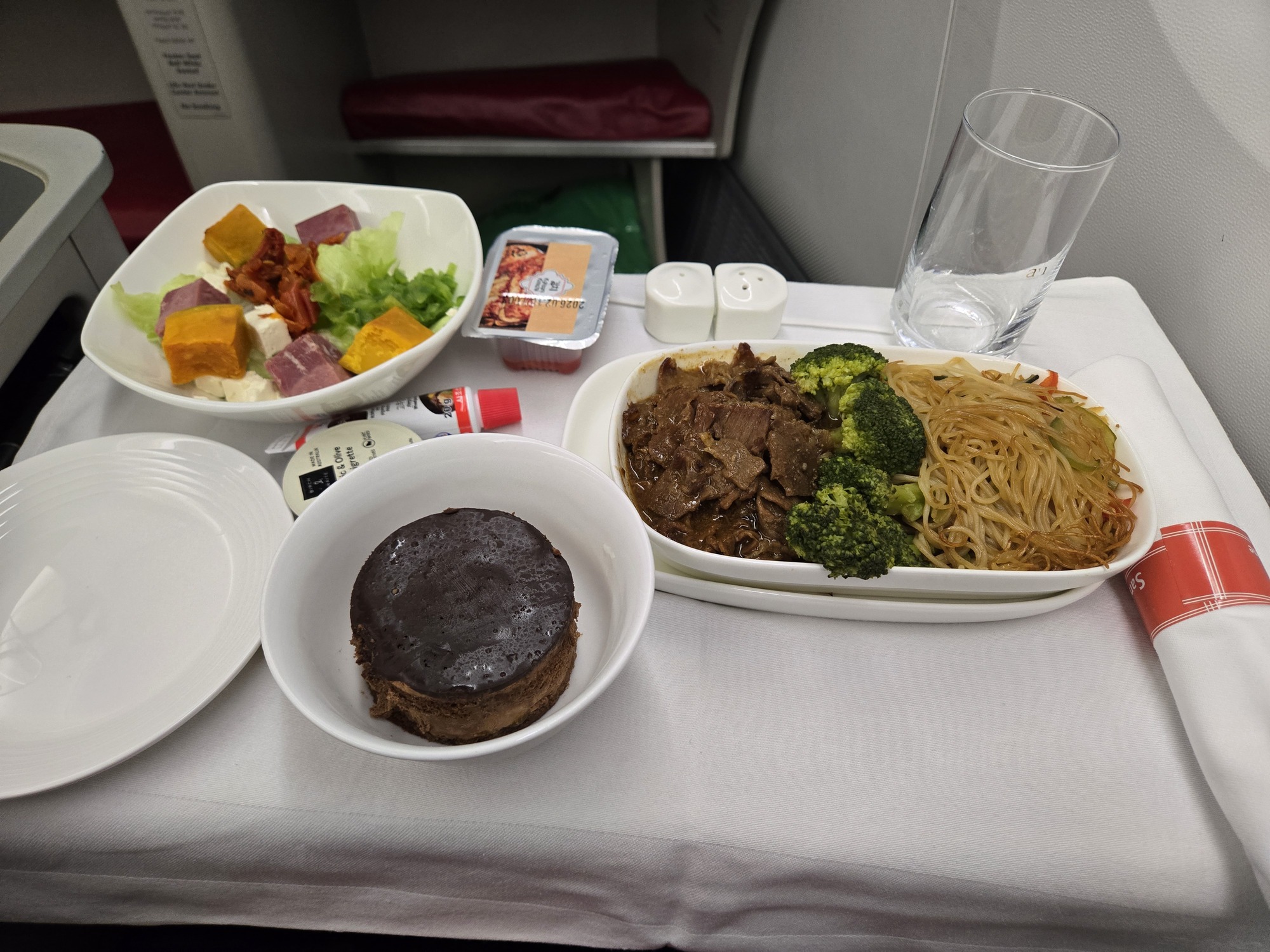 エチオピア航空 ビジネスクラス 機内食