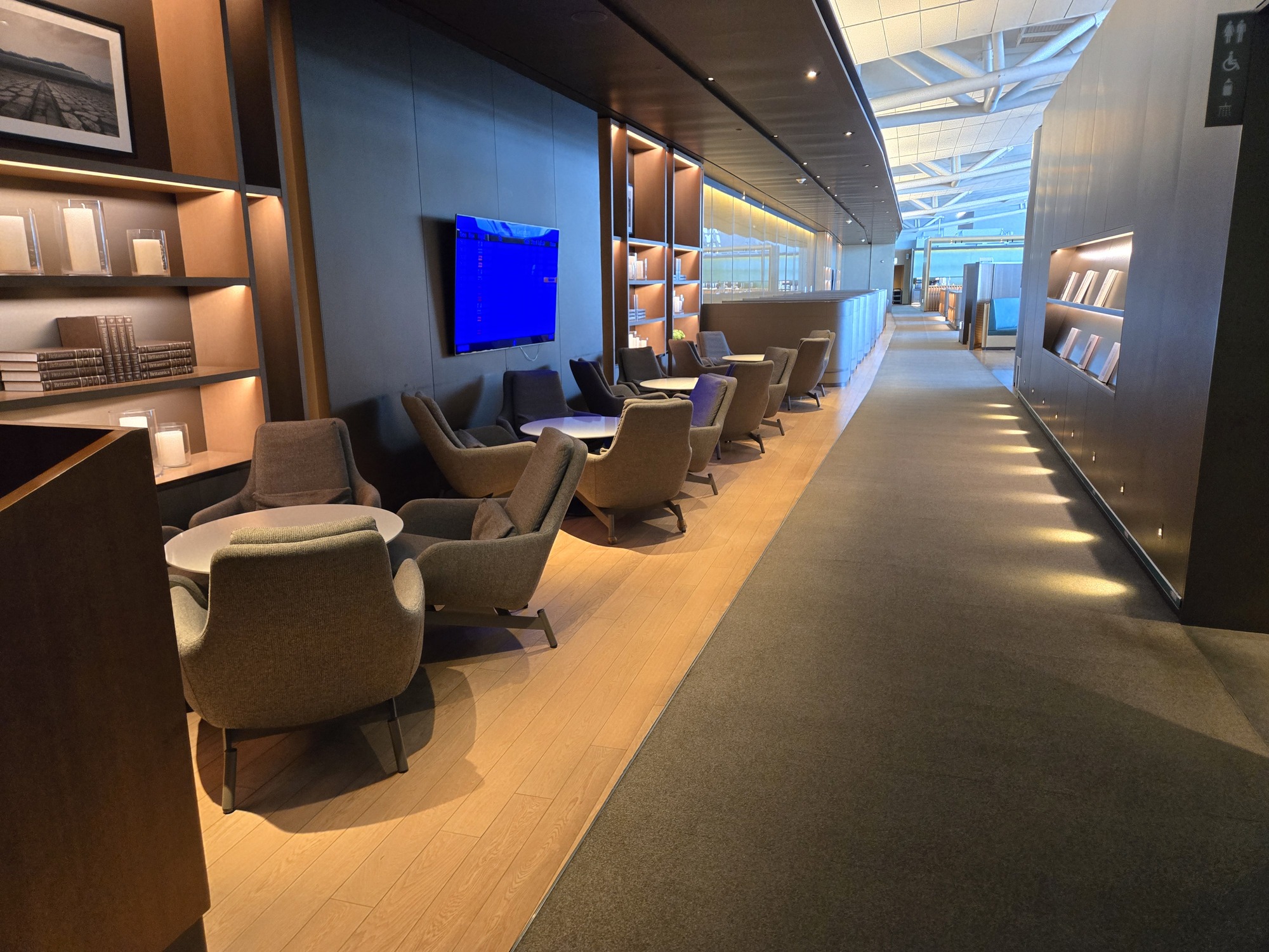 アシアナ航空のラウンジ内部