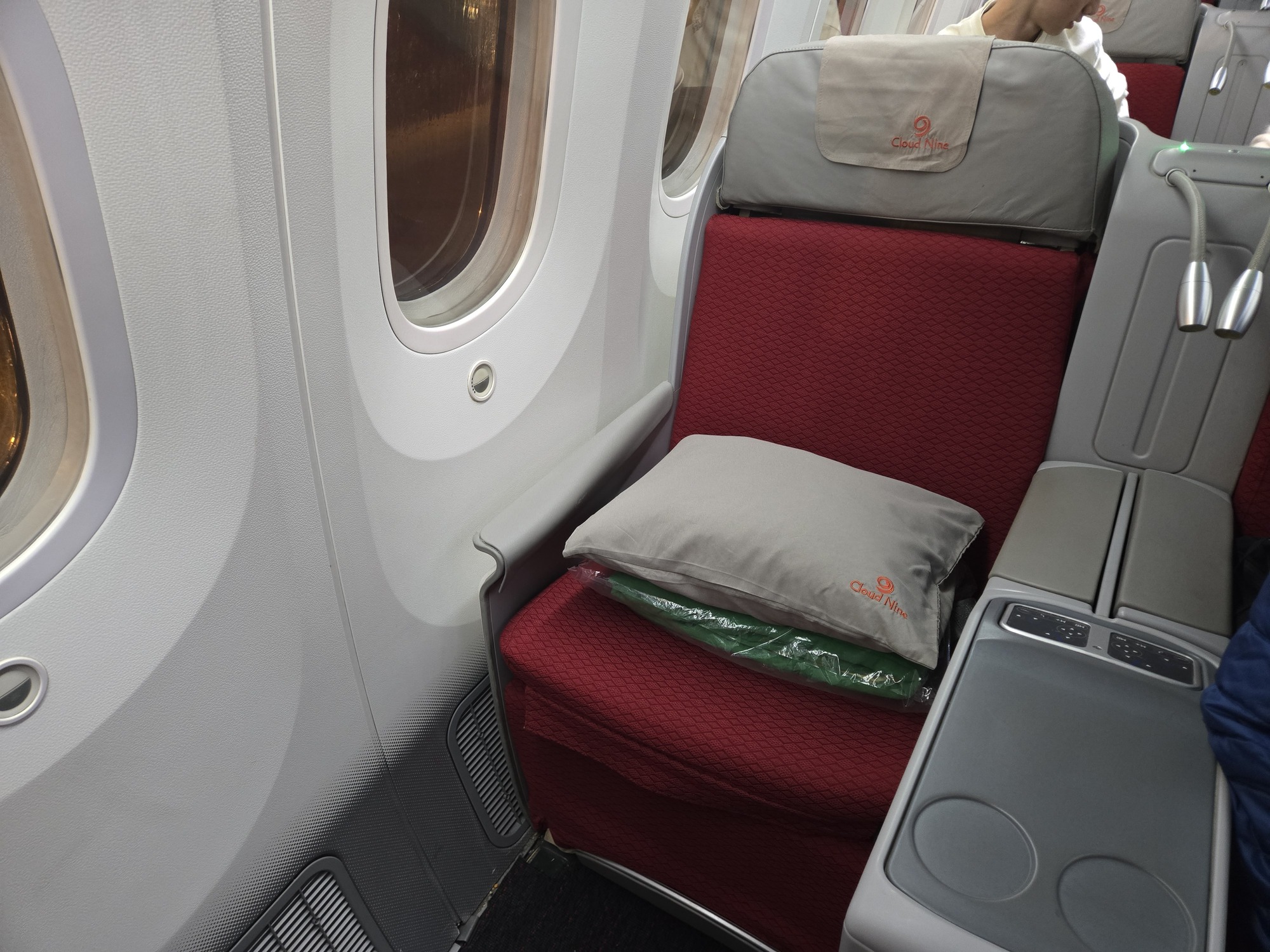 エチオピア航空ビジネスクラスシート