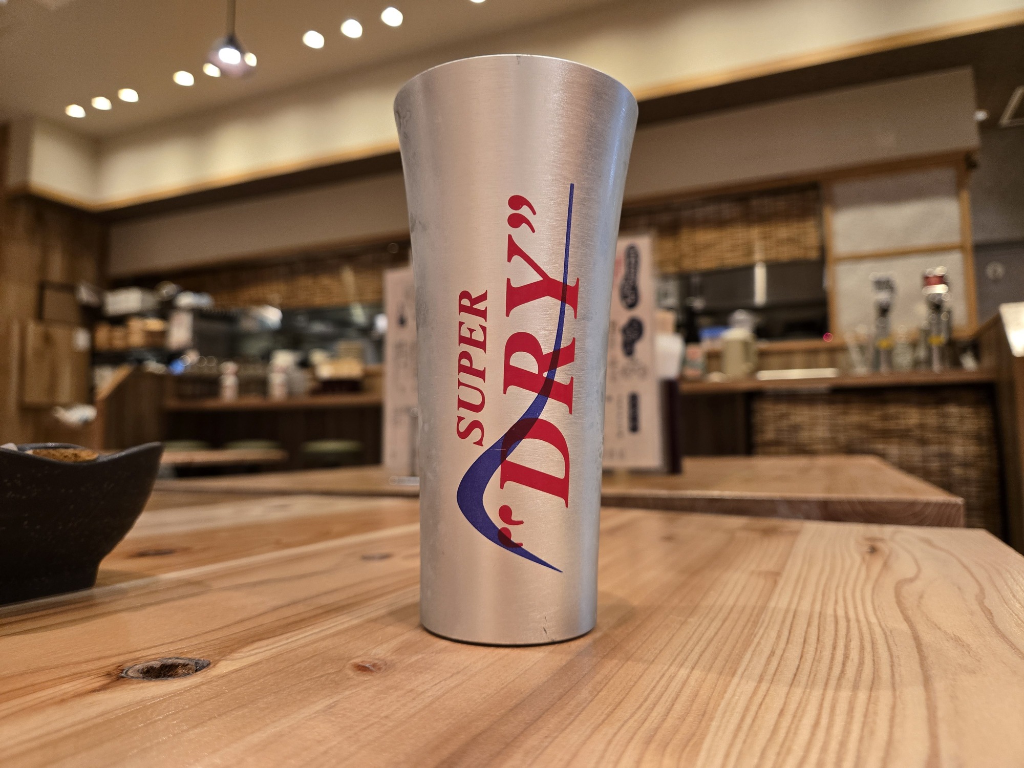 スーパードライのグラス