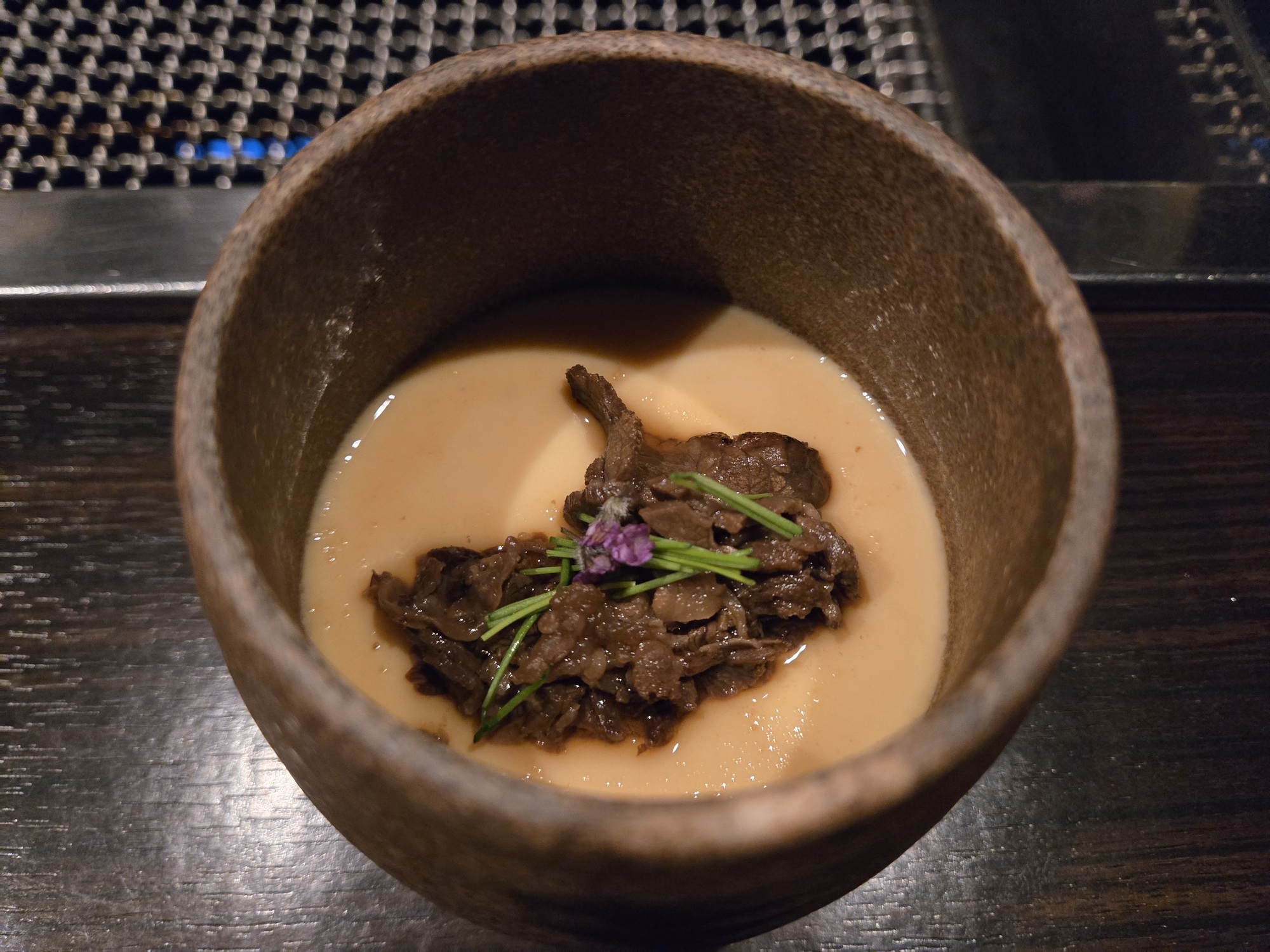 和牛しぐれ煮 茶碗蒸し