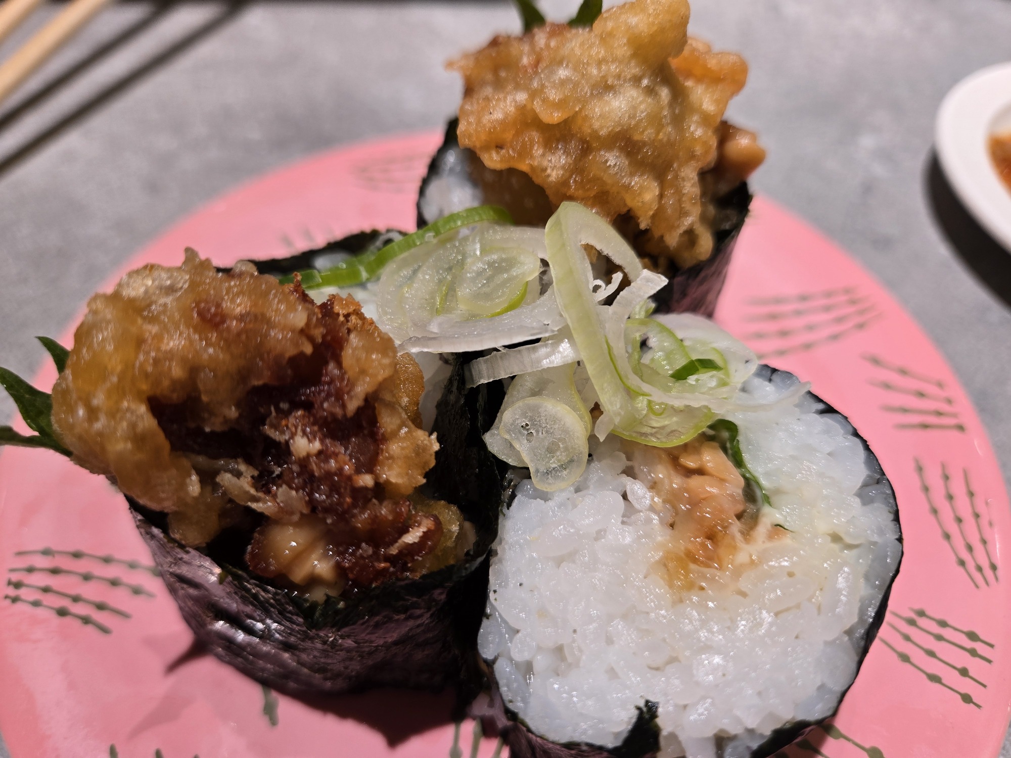 納豆揚げの巻き寿司