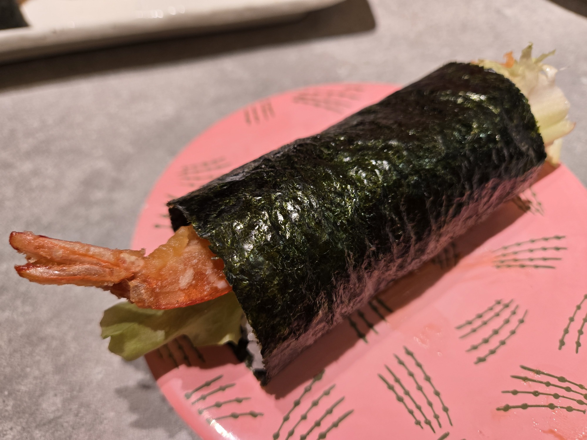 海老天手巻き寿司