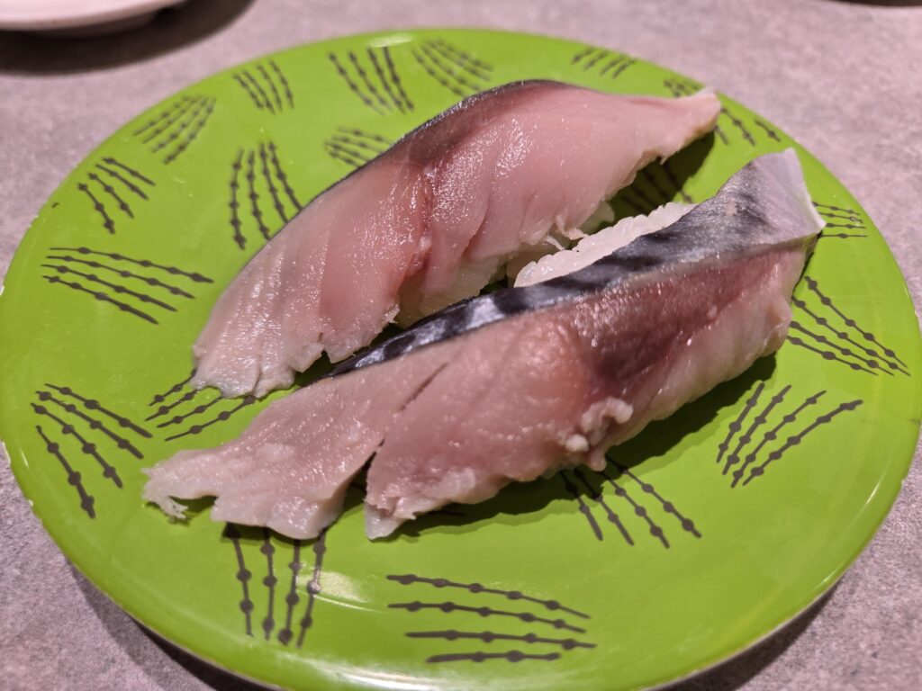 締めさばの握り寿司