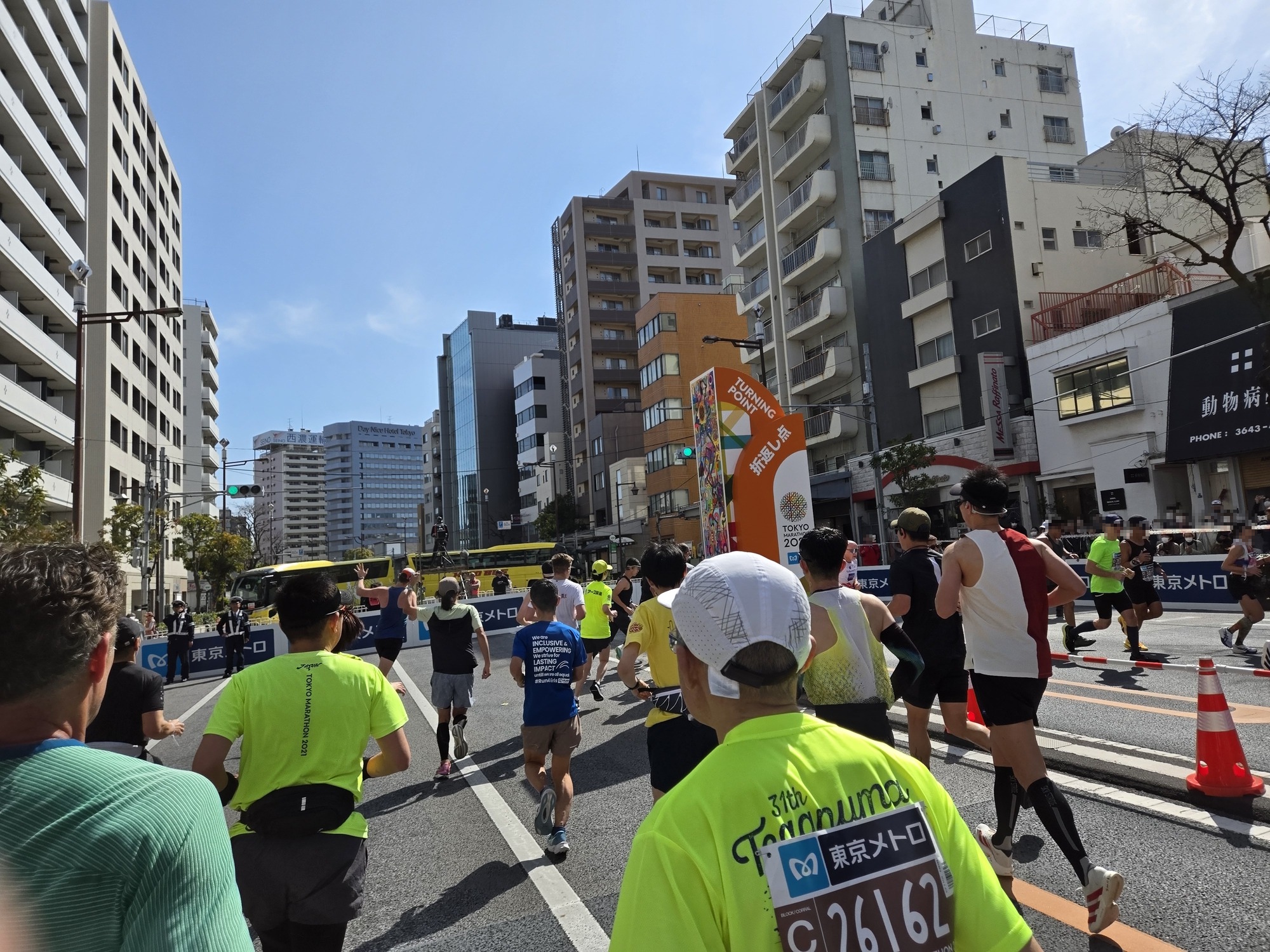 門前仲町の折り返し