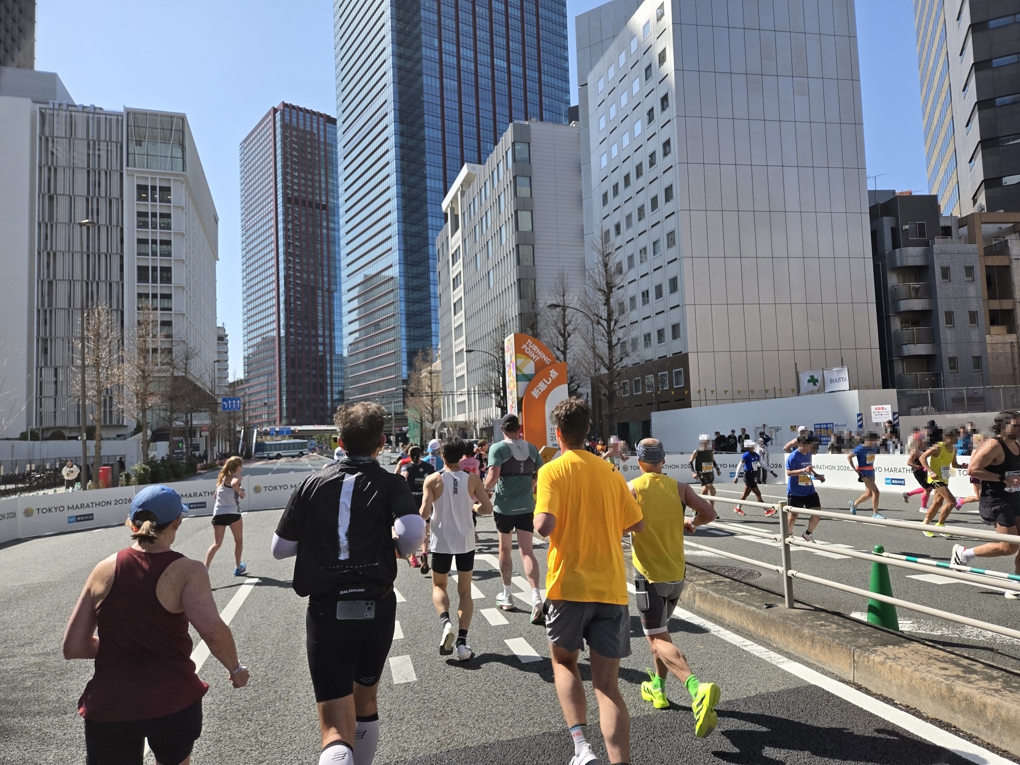 田町の折り返し