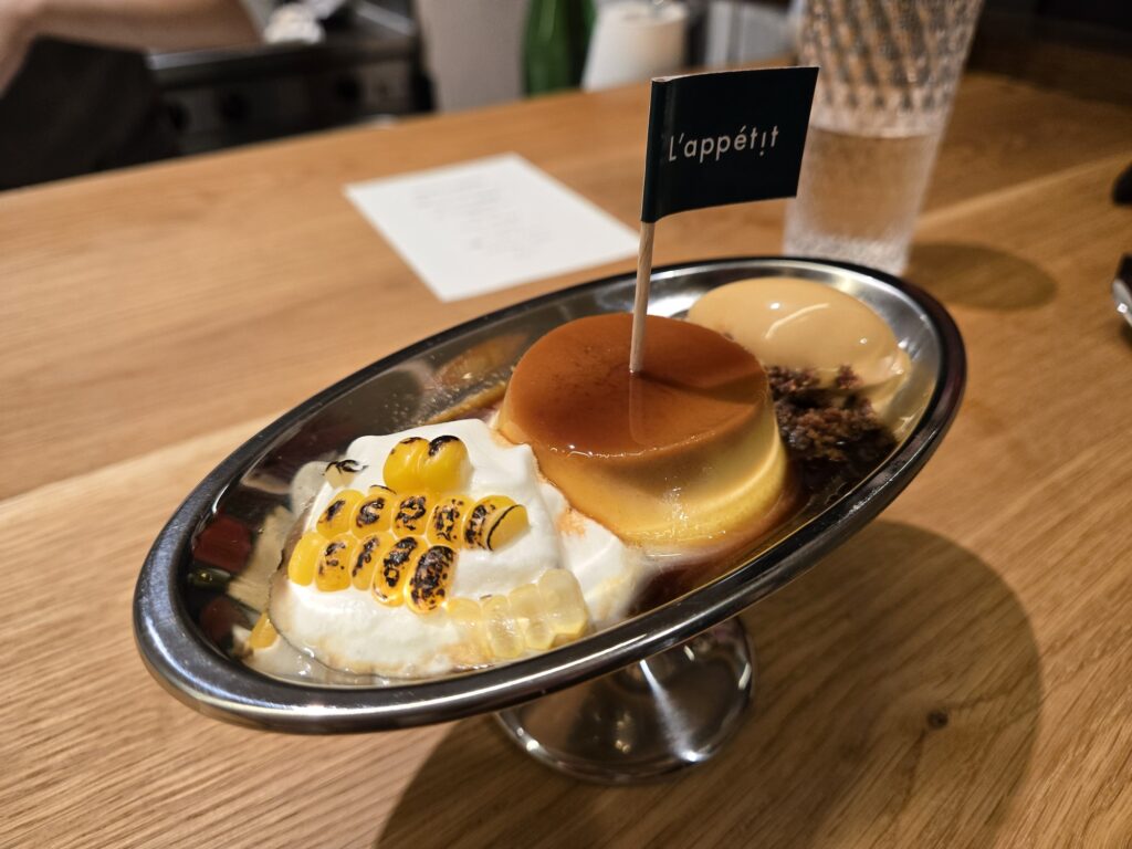 Lappetitのプリンのデザート