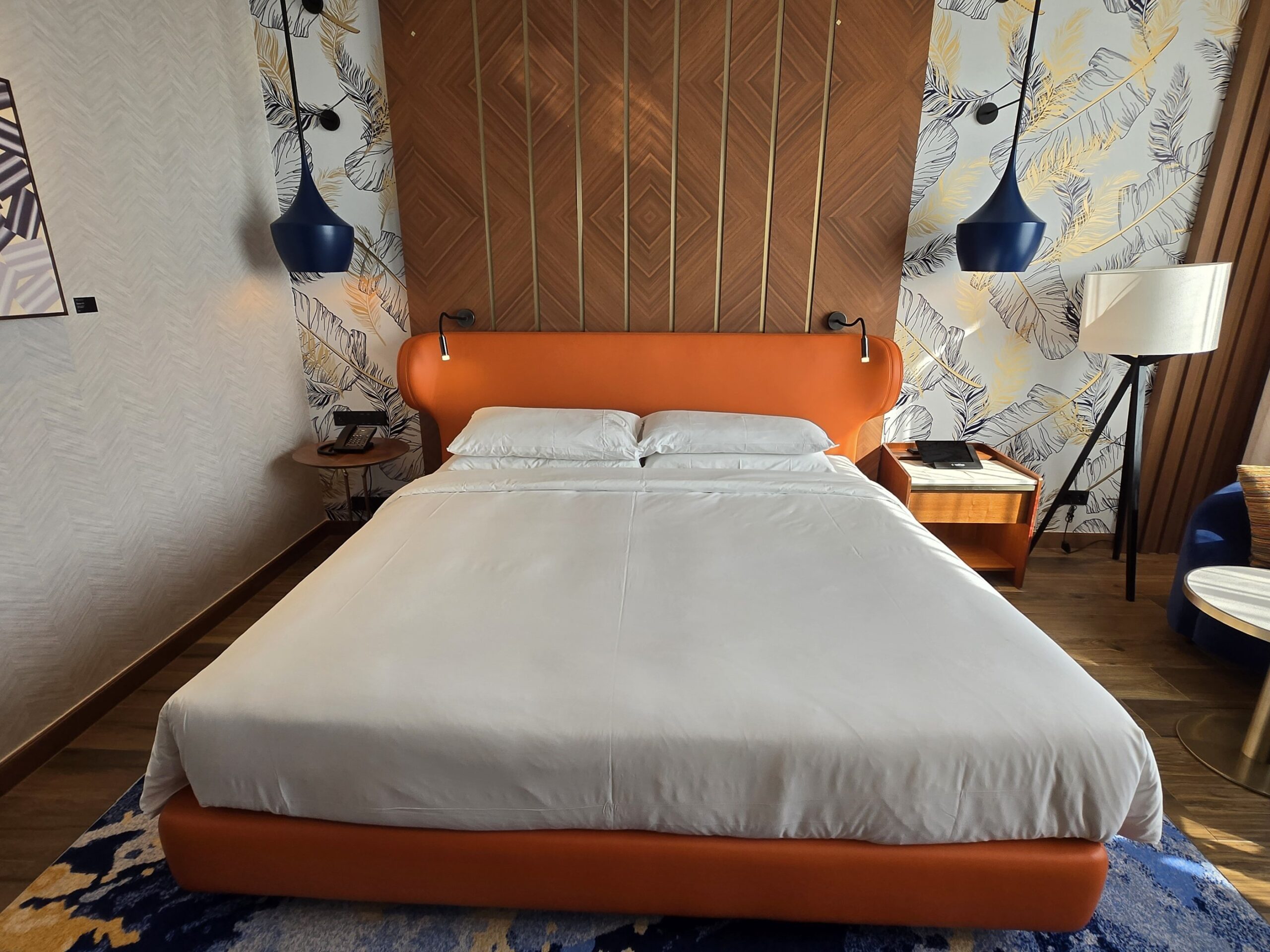 キングサイズのベッド