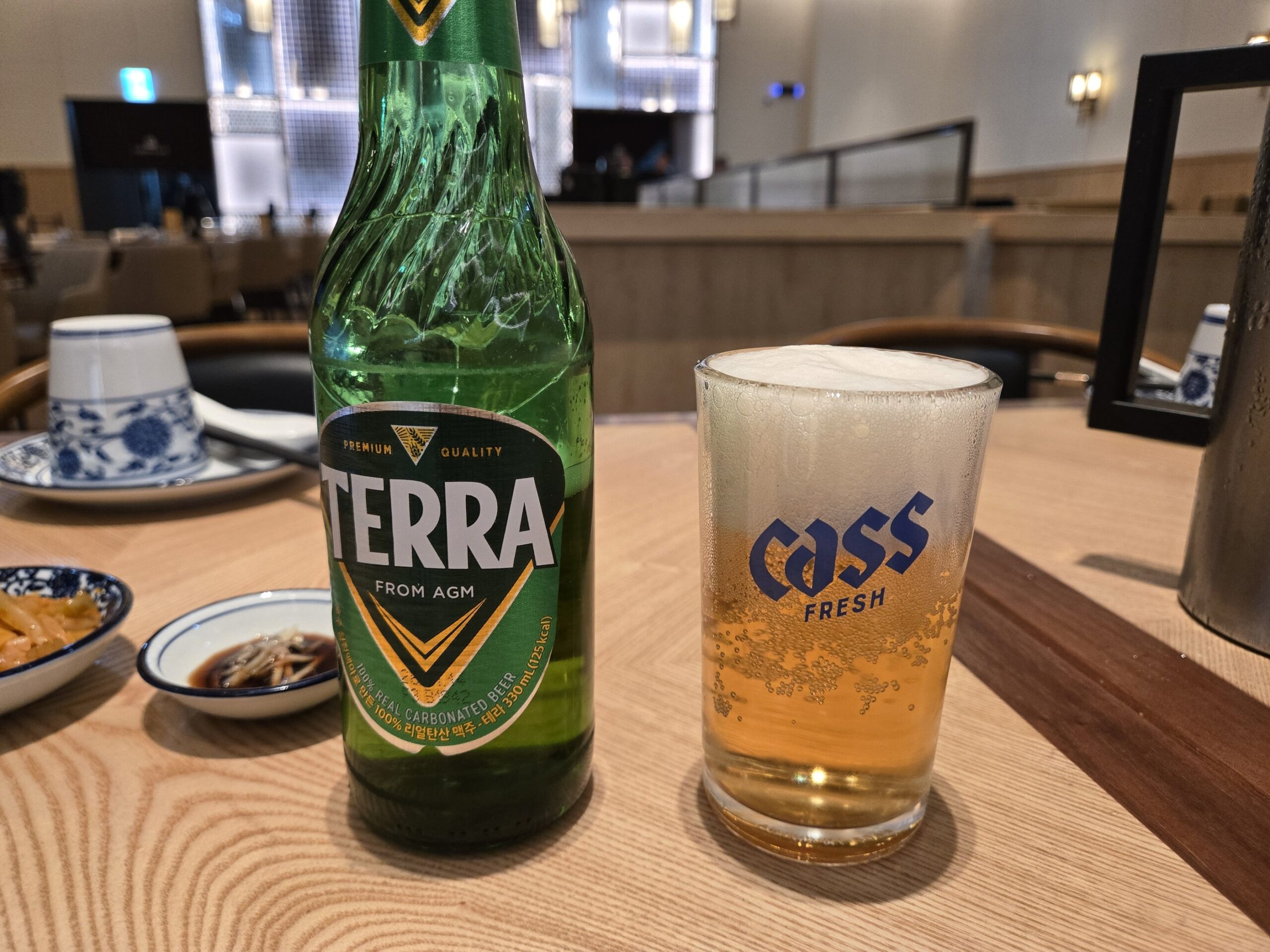 TERRAの瓶ビール