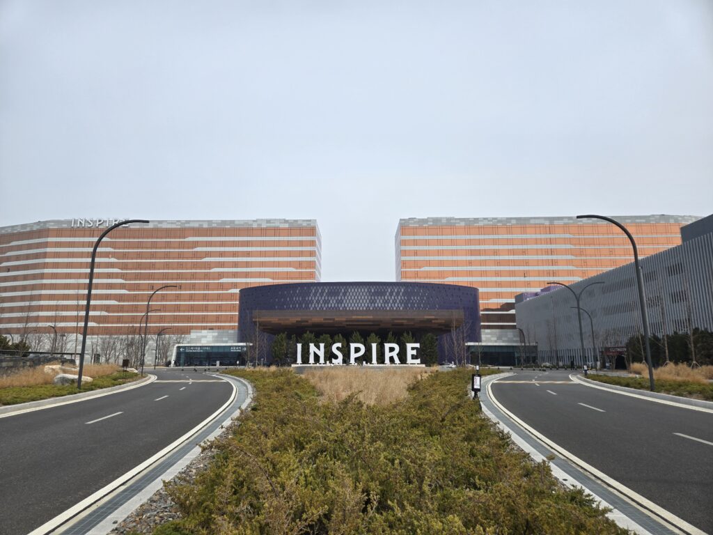 インスパイアリゾートホテルの外観