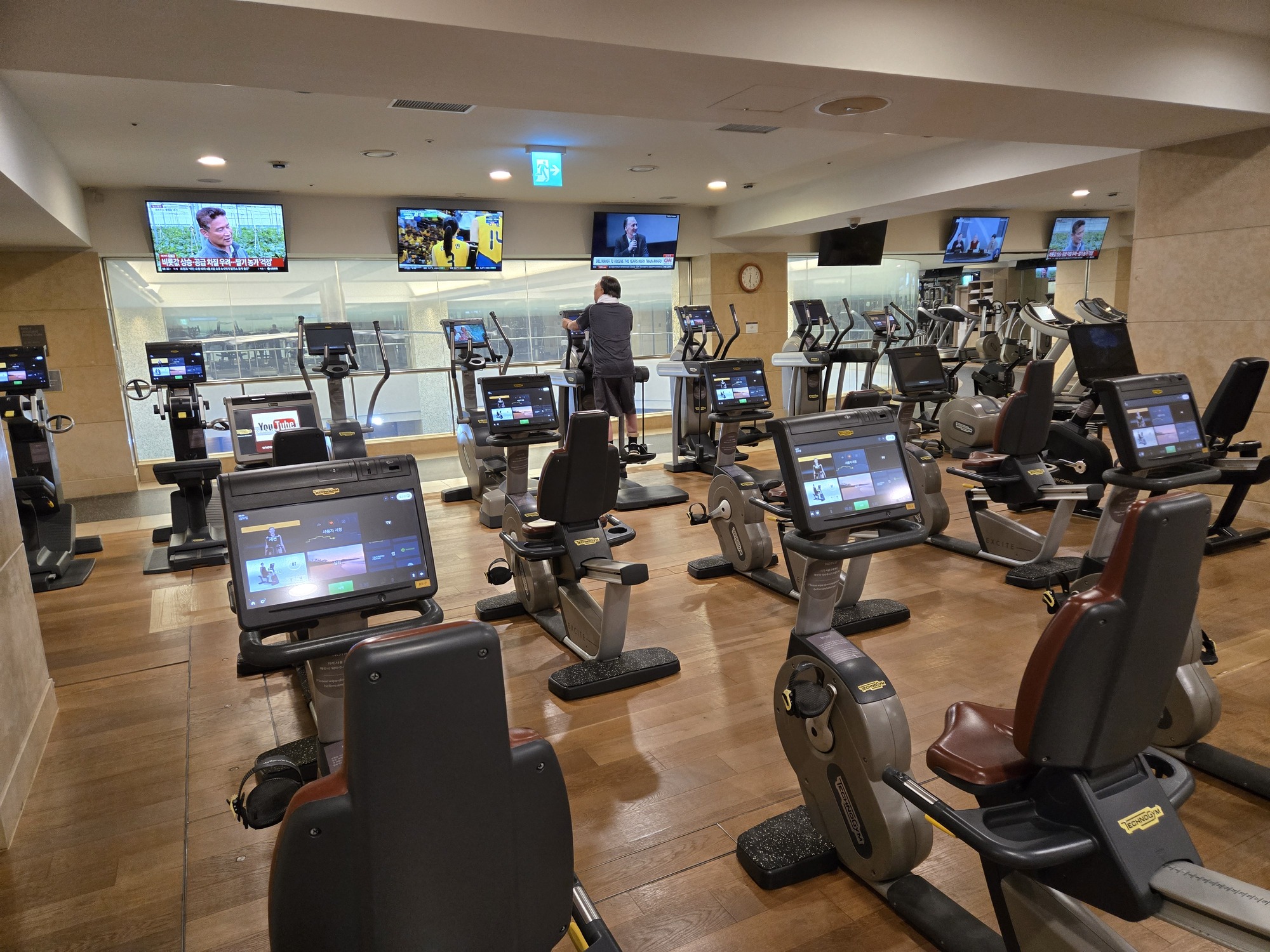 エクササイズバイクのエリア