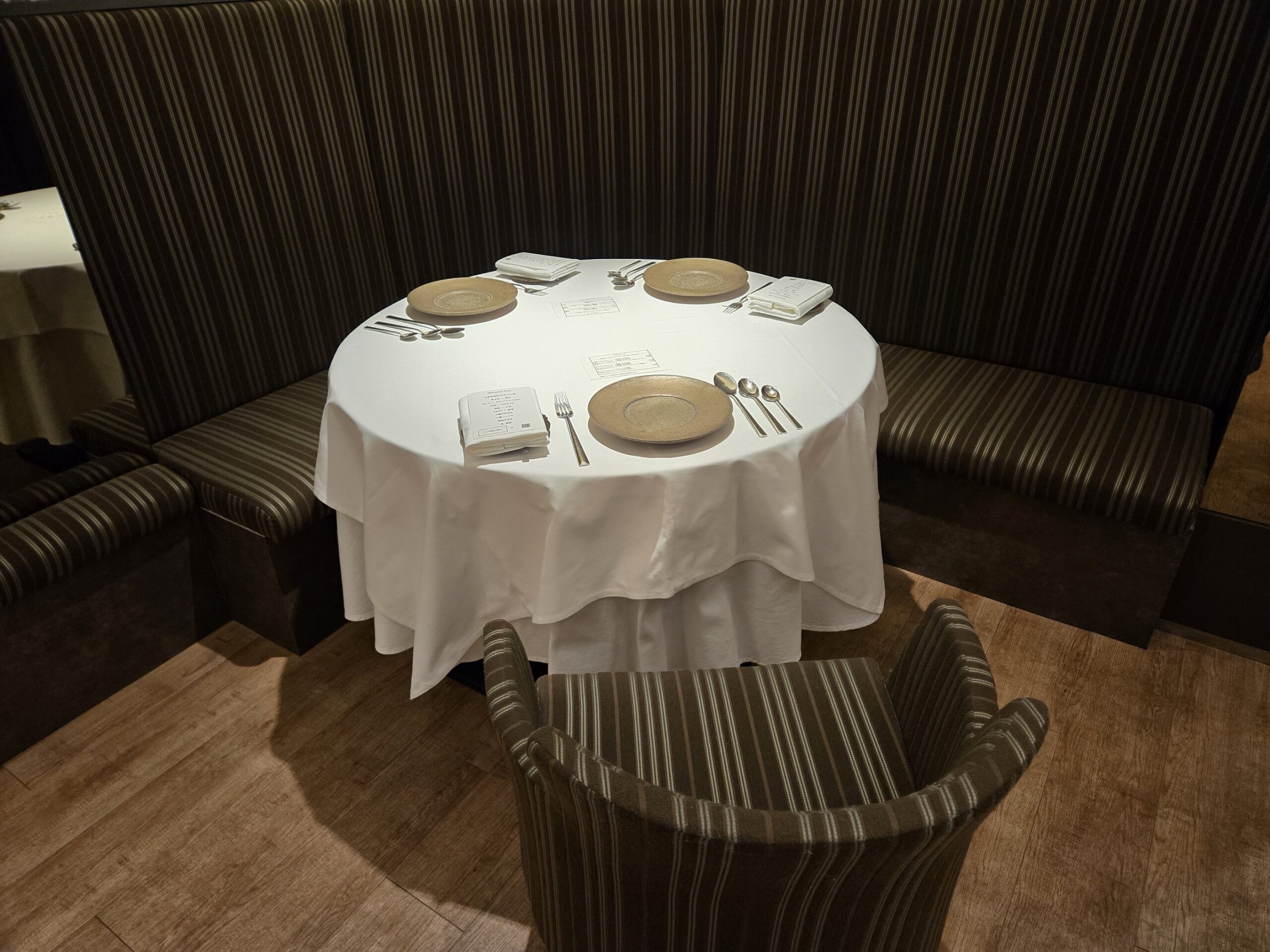 La Paixのテーブルセット