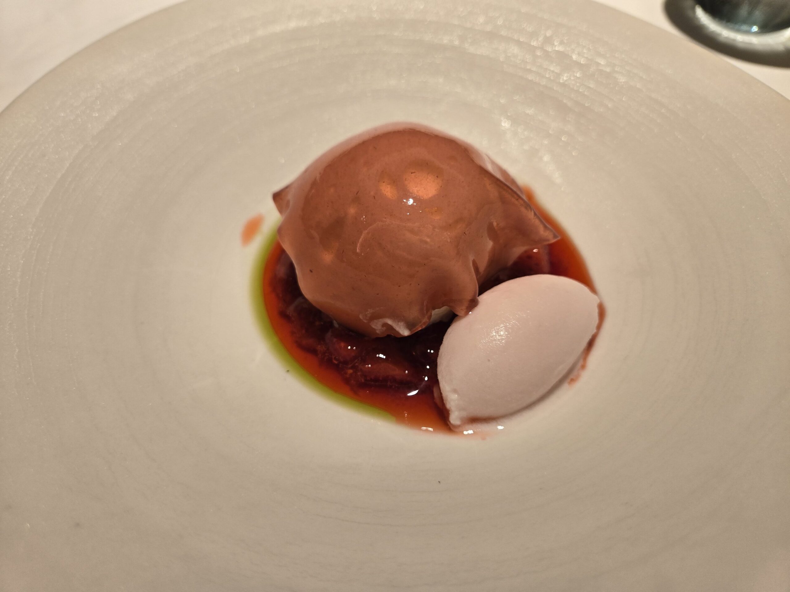 アイスのデザート