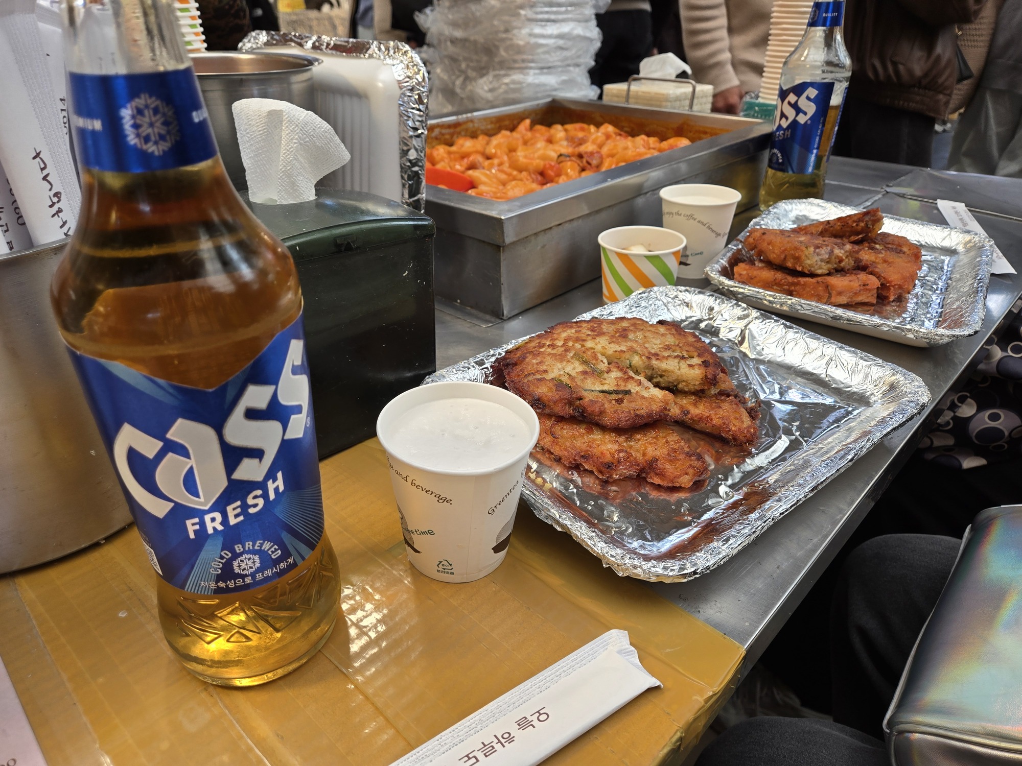 チヂミとビール