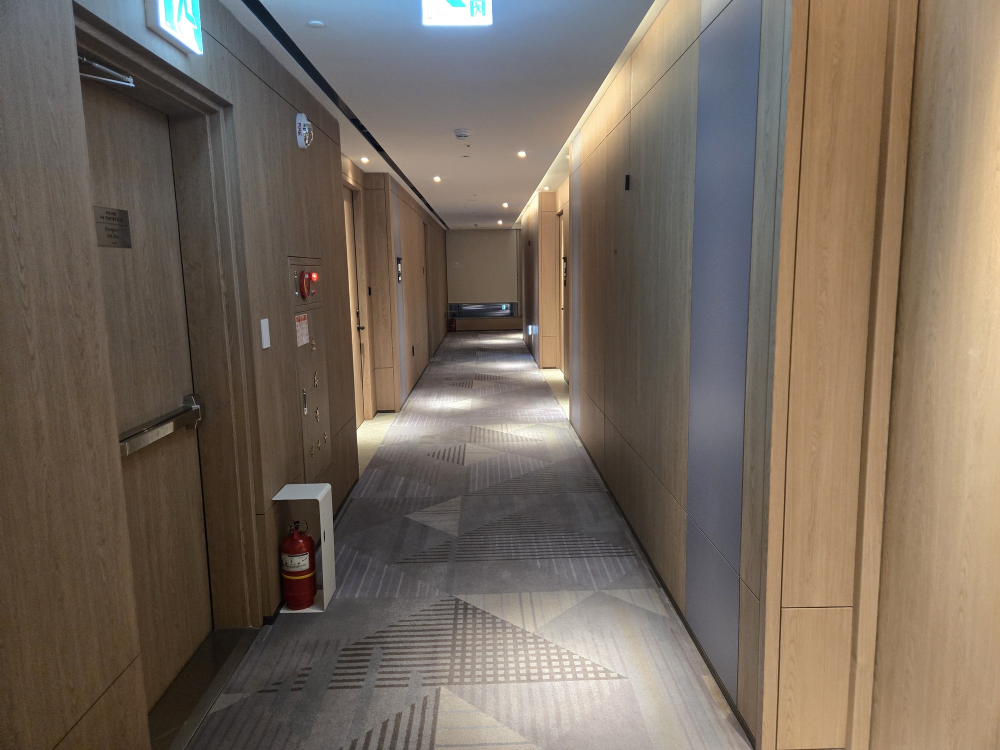 ザ・リンク・ソウルのホテル廊下