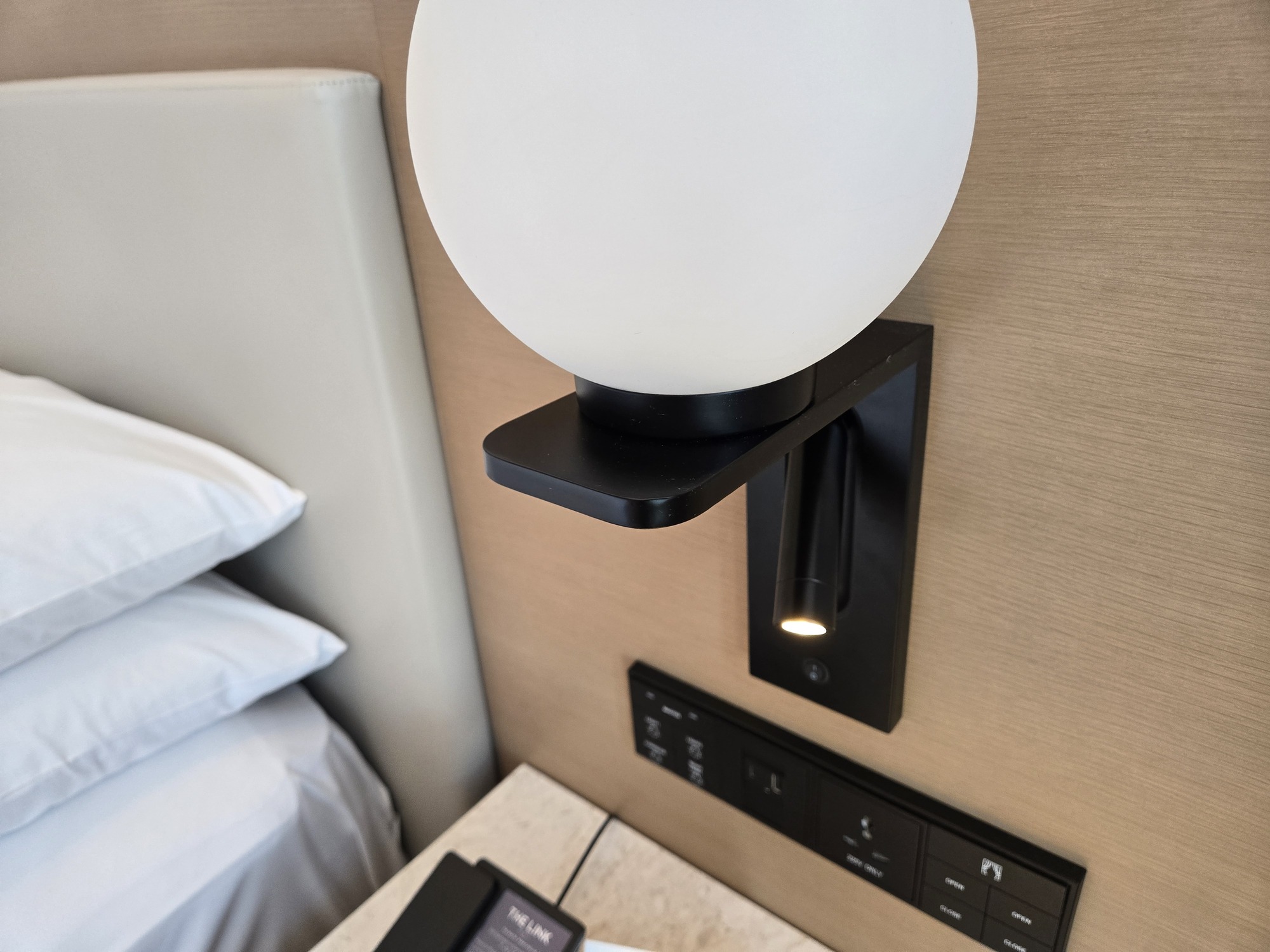 点灯した客室の照明