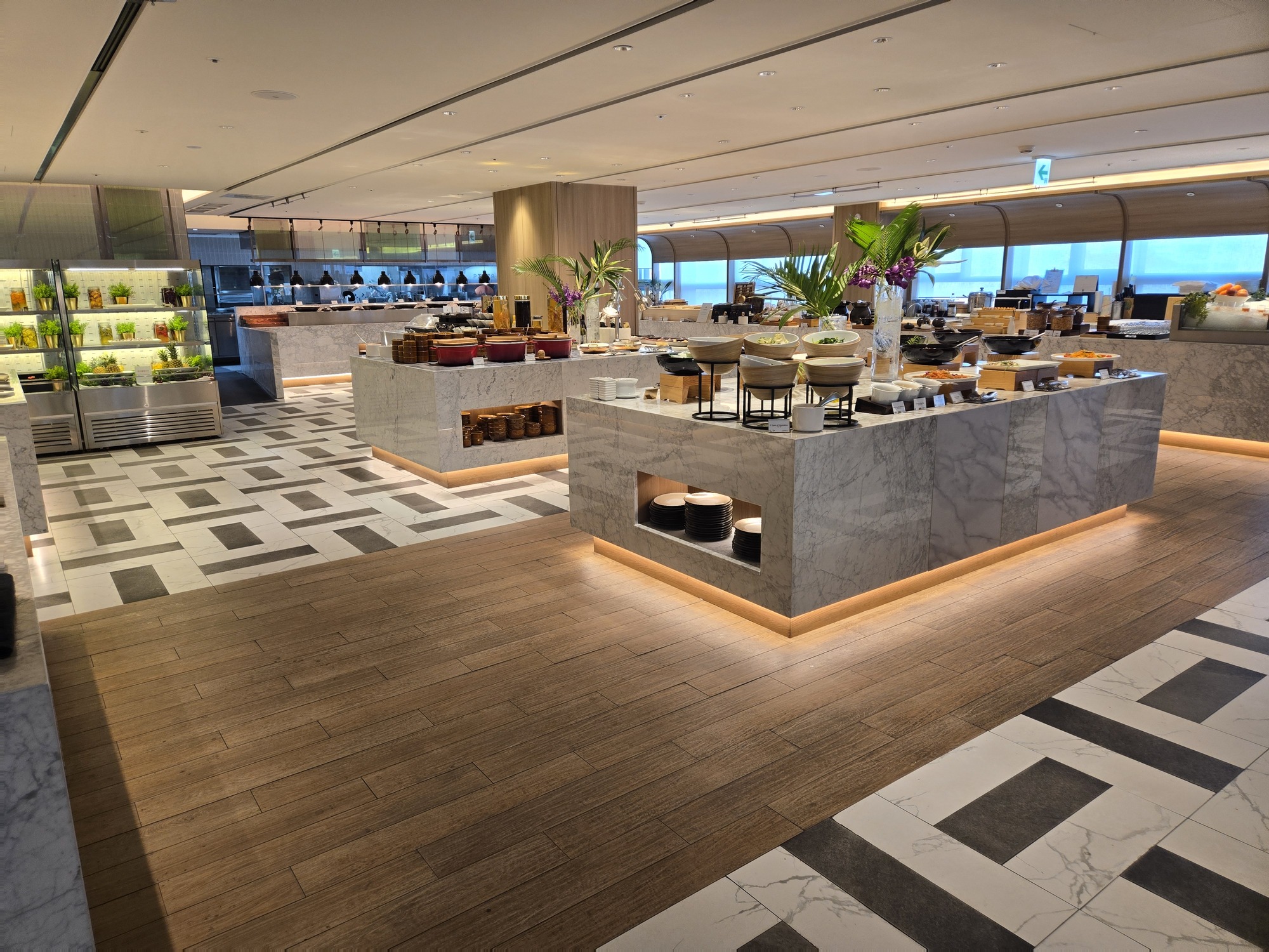 朝食会場の内装