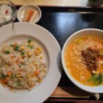 神田「竹苑」ランチレビュー|担々麺セットや日替わりメニューがコスパ抜群 五目チャーハンと担々麺セット
