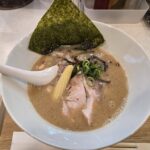 かくい味噌ラーメン、海苔、スープ、チャーシュー