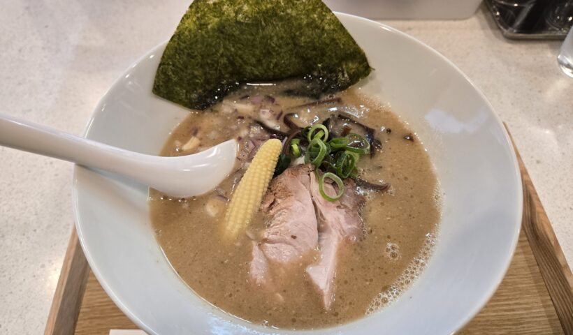 かくい味噌ラーメン、海苔、スープ、チャーシュー
