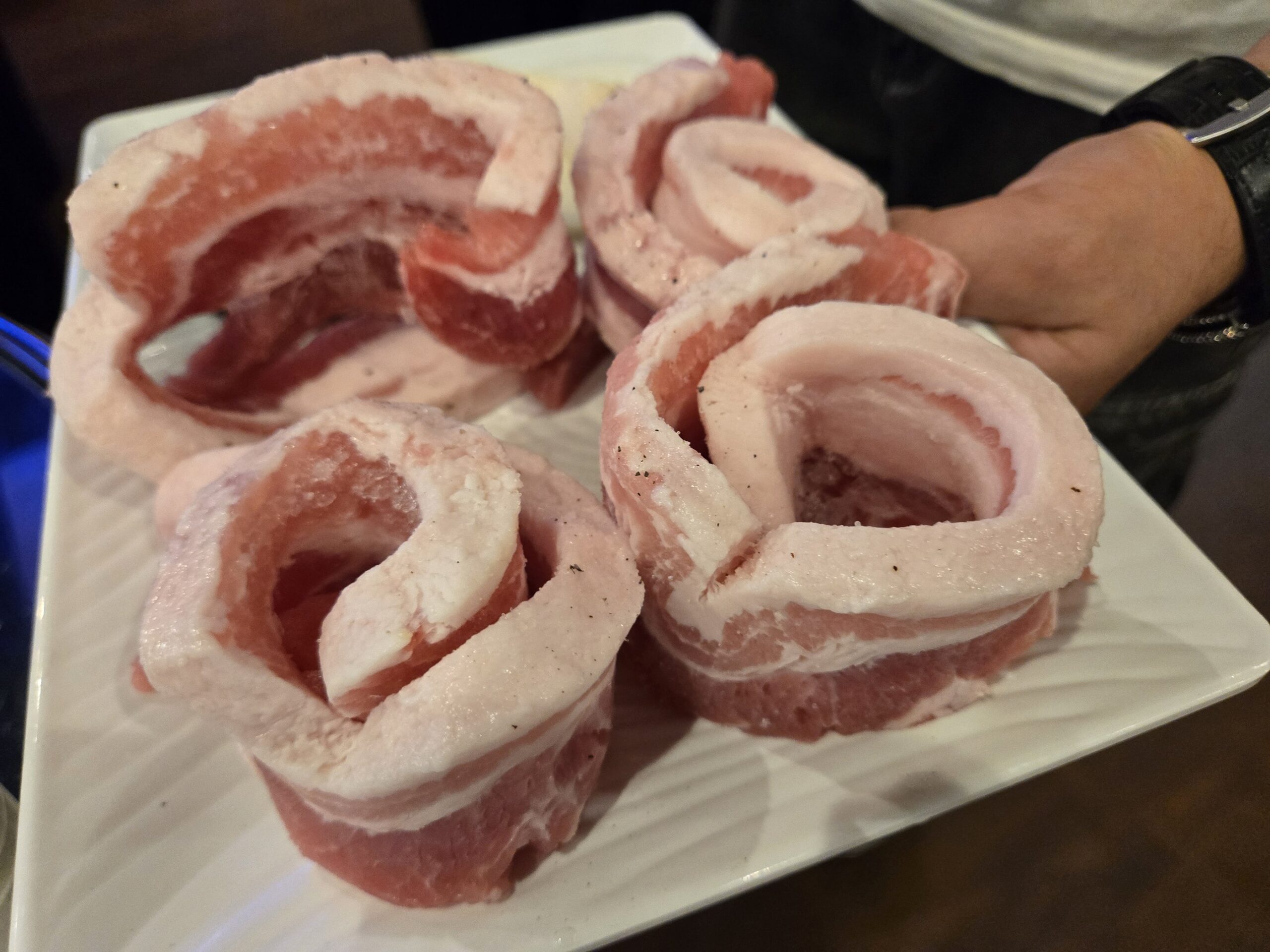 サムギョプサルのお肉　調理前