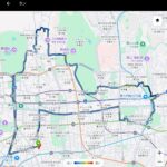 ソウル市内のランニングルート地図