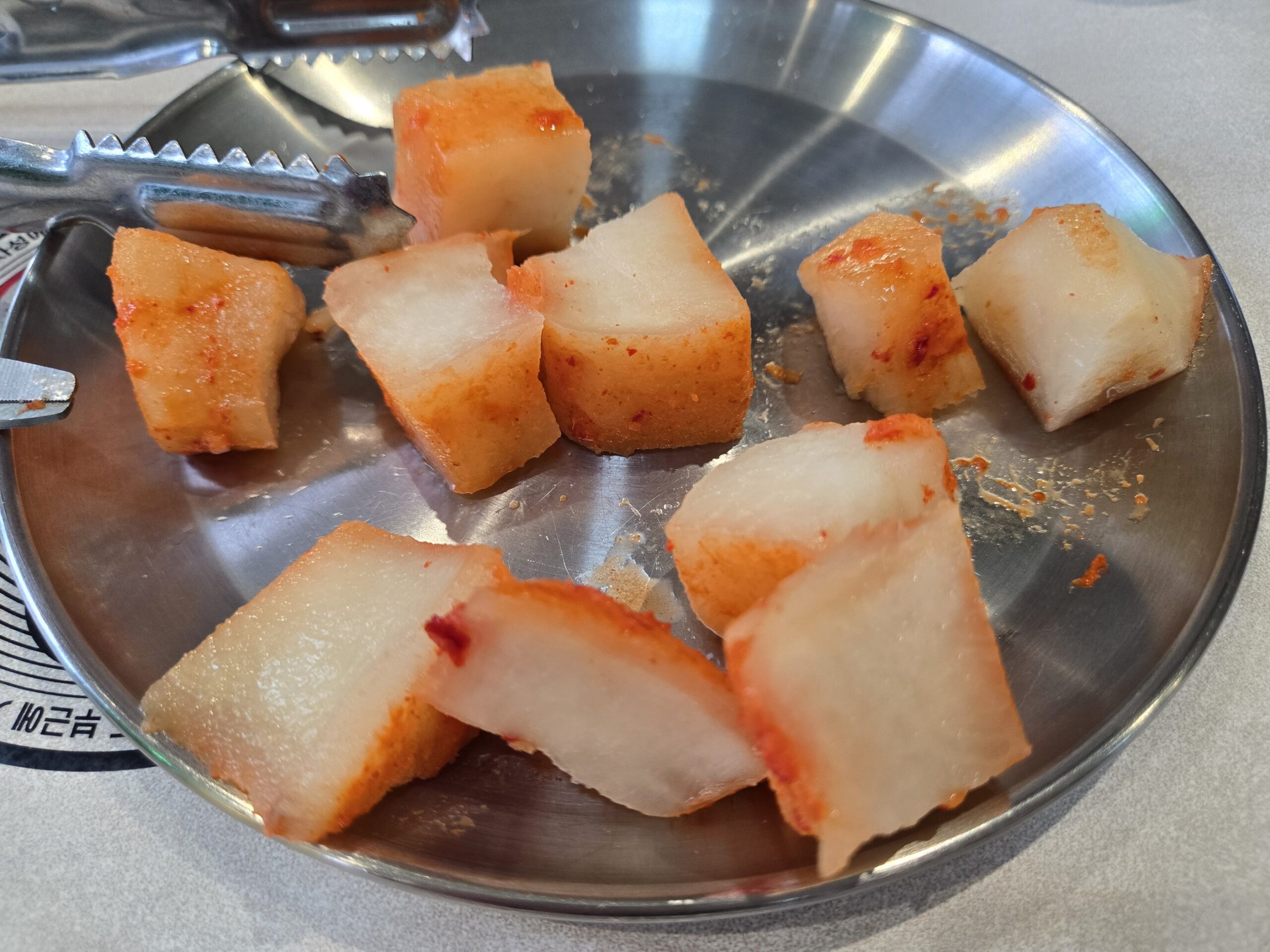 小分けのキムチ、韓国料理