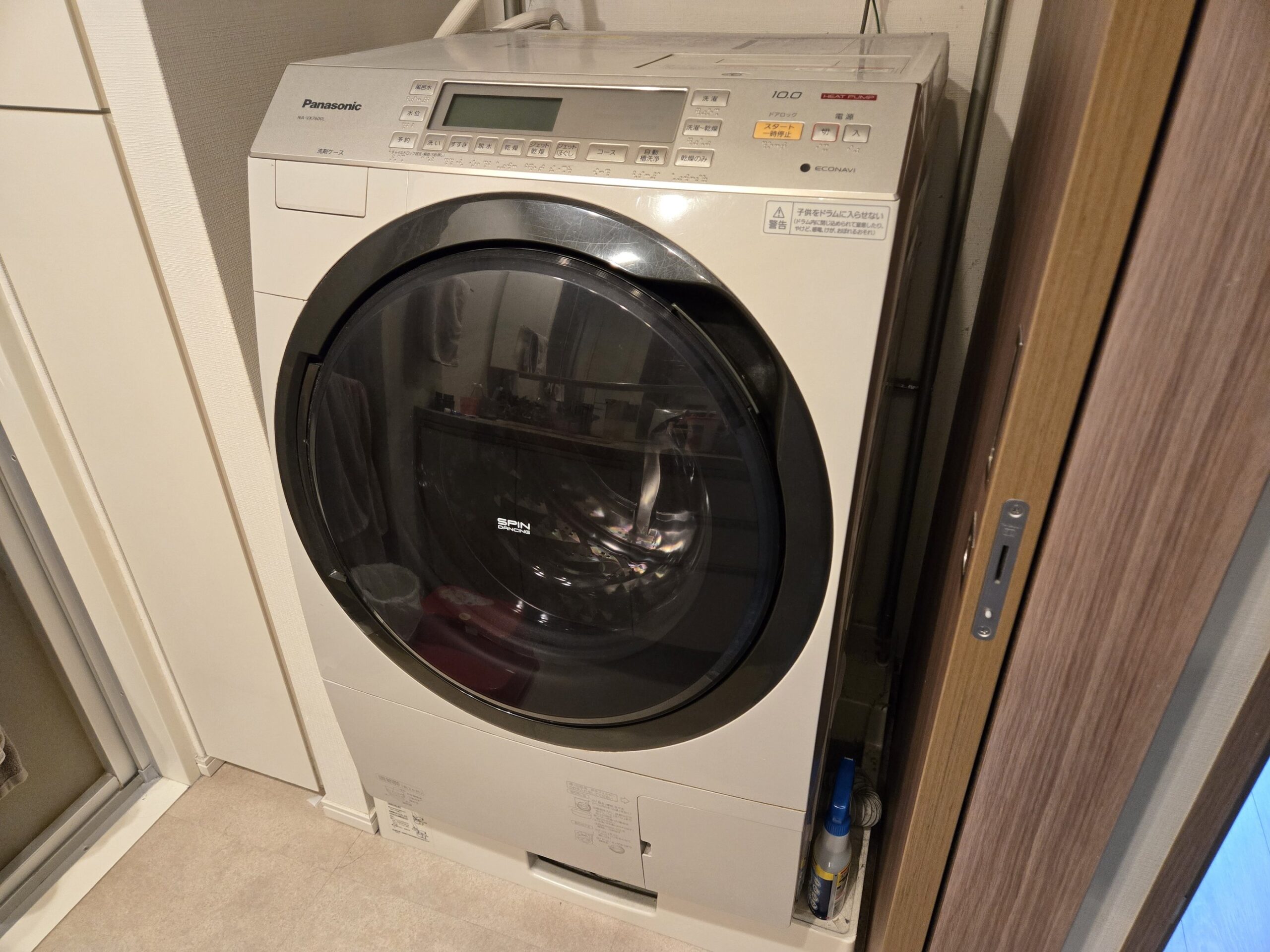 買い替え前に設置されていたPanasonic NA-VX7600