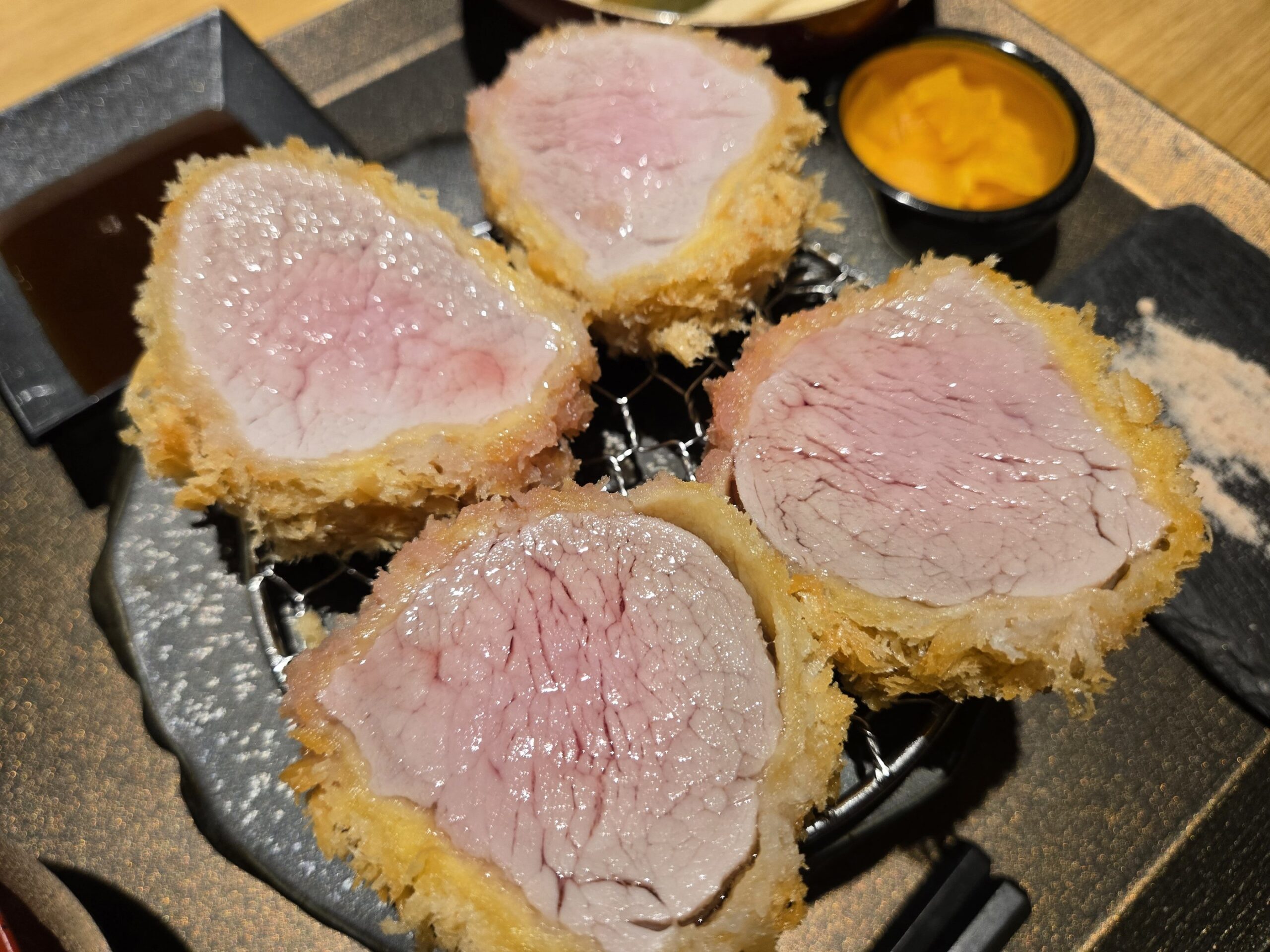 ヒレかつシャトーブリアンの断面