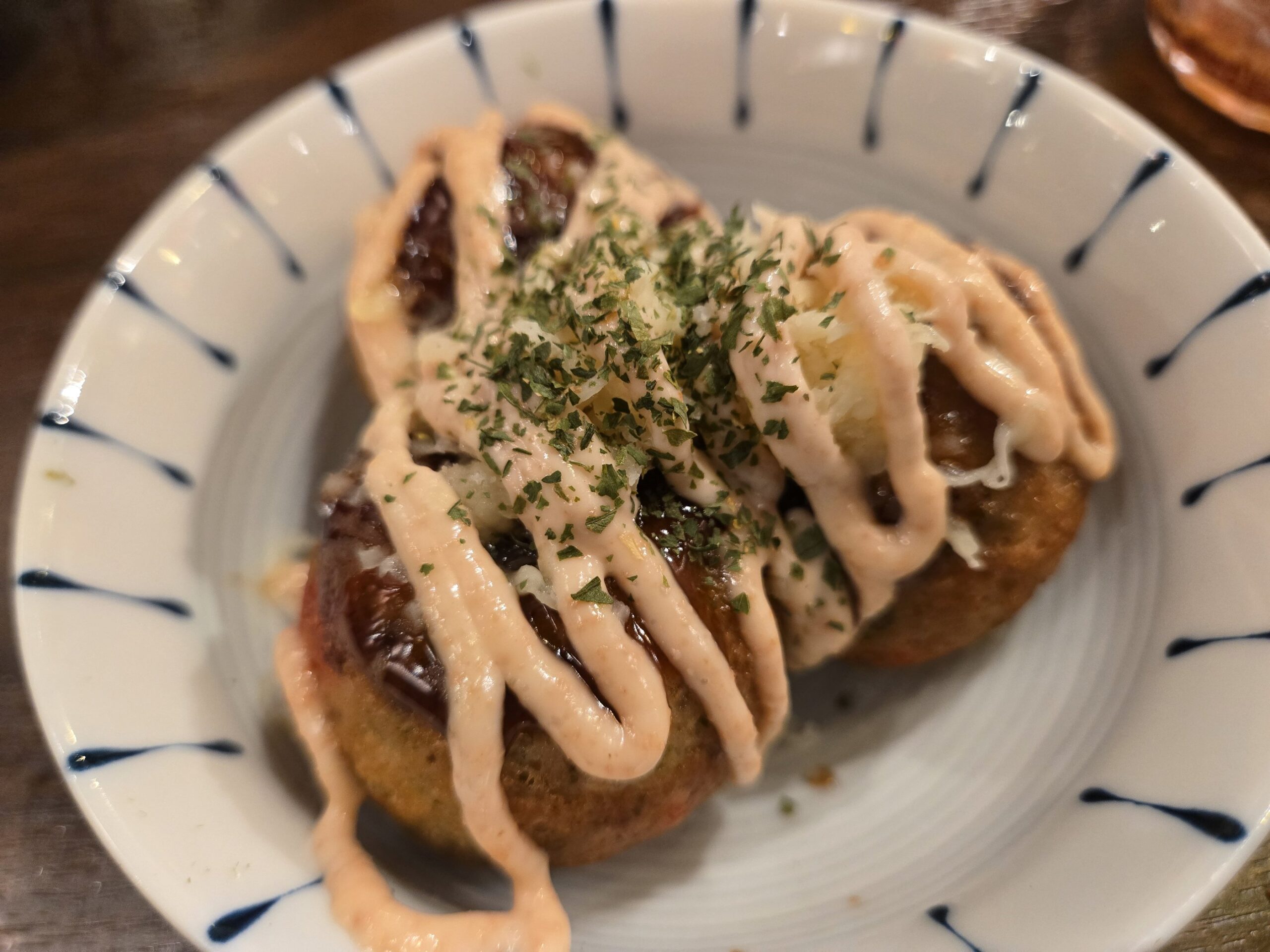 銀だこ点心酒場 神田 チーズ明太たこ焼き