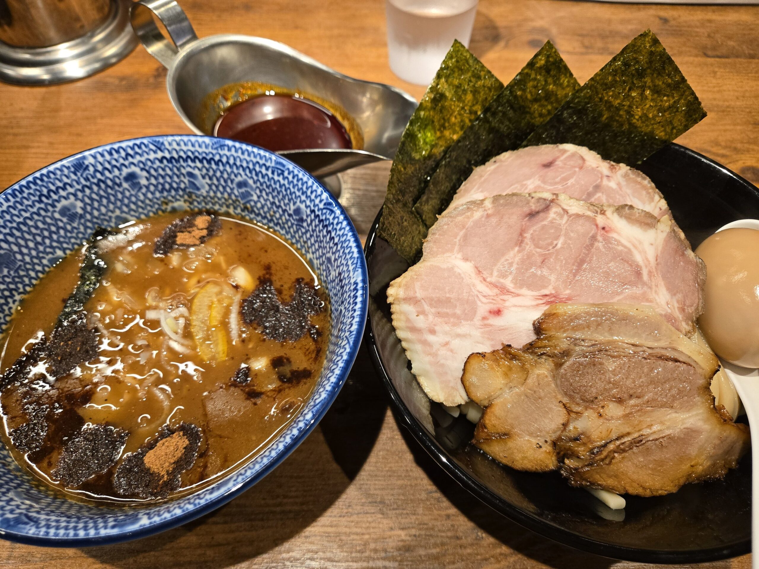 つけ麺 神儺祁の特製つけ麺カレールー付き